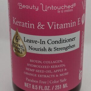 S & J Creations Beauty untouched Keratin and Vitamin E Leave in Conditioner